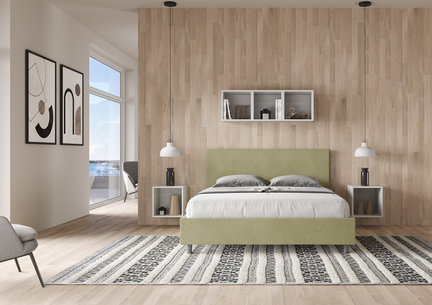 LETTO_ADELE-160_FRONTALE_VERDE_ALESSIA-17_BASSA