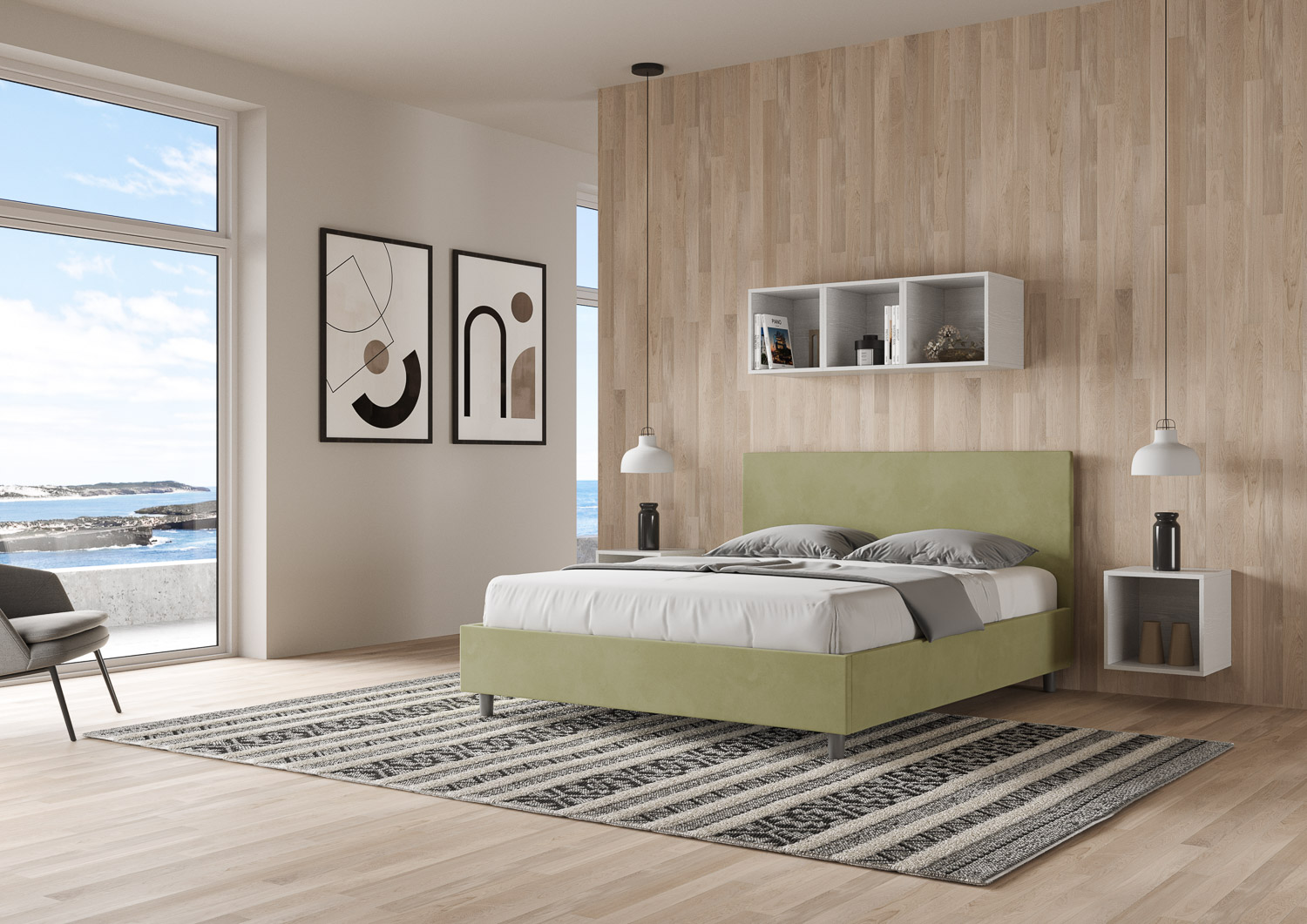 LETTO_ADELE-160_LATERALE_VERDE_ALESSIA-17_BASSA