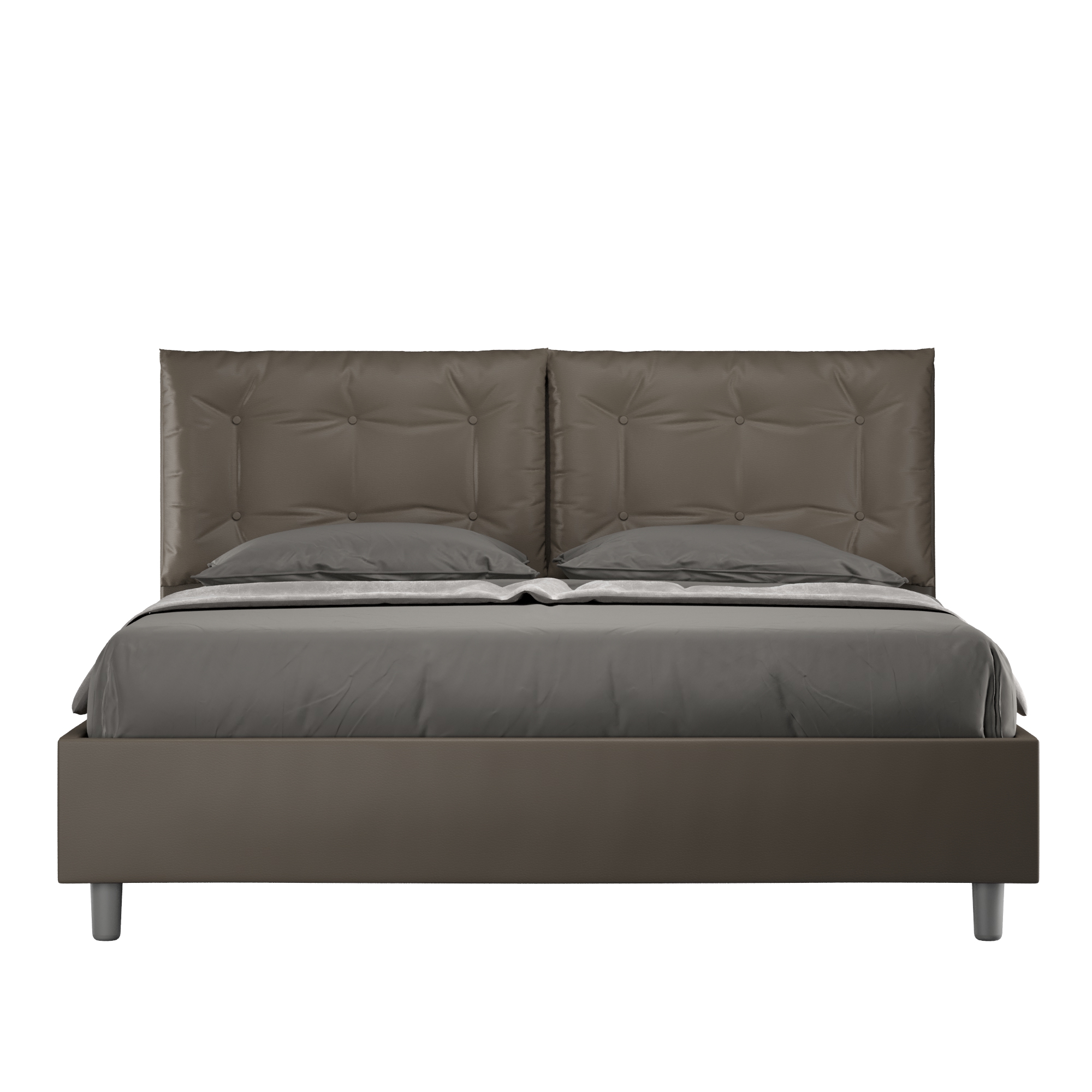 LETTO_ANNALISA-160_FRONTALE_CAPPUCCINO