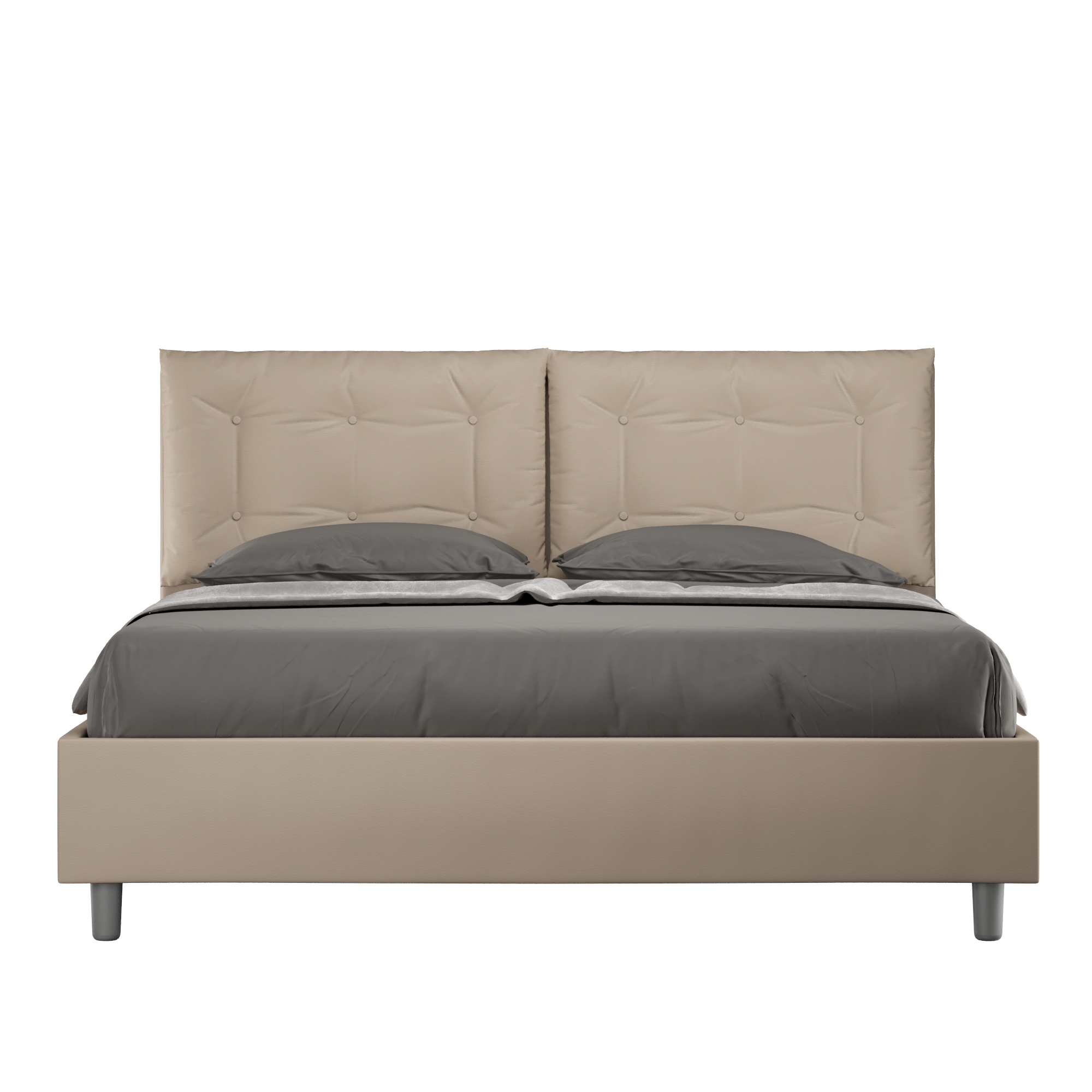 LETTO_ANNALISA-160_FRONTALE_TORTORA