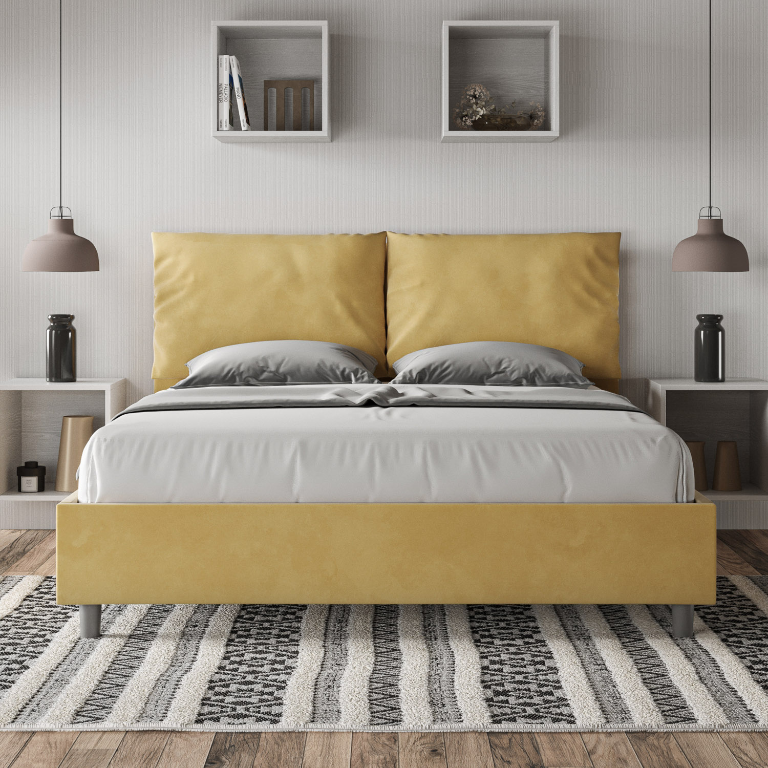 LETTO_ANTEA-160_FRONTALE_GIALLO_ALESSIA-31_BASSA-2