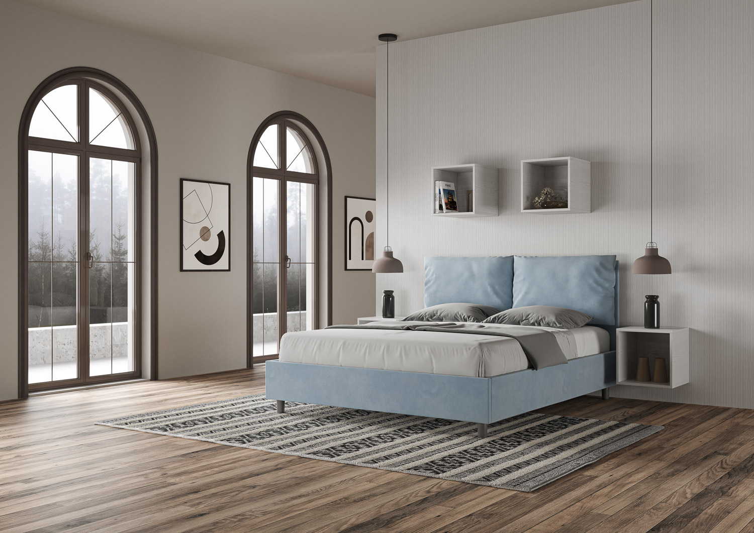 LETTO_ANTEA-160_LATERALE_AZZURRO_ALESSIA-33_BASSA